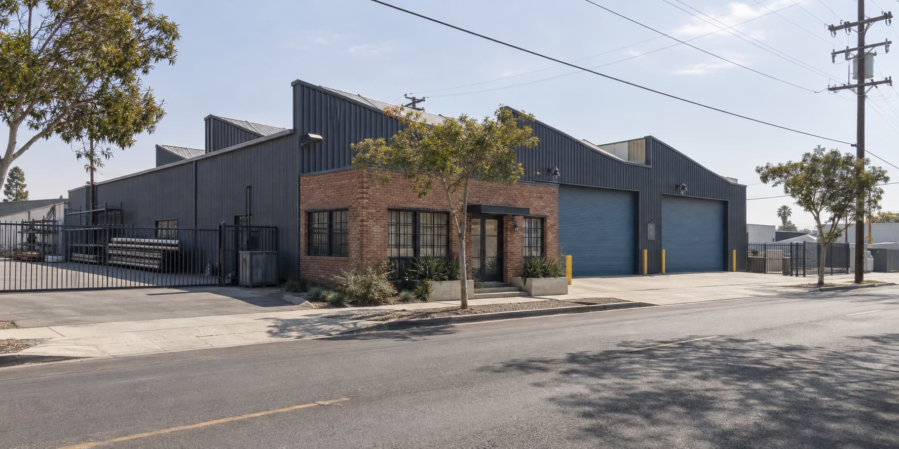 Renovated light-industrial fabrication building